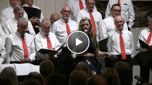 Erika framf�r Hallelujah I love him so