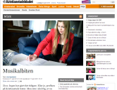 Artikel i Kristianstadsbladet, Musikalbiten 