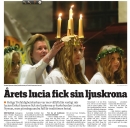 Årets lucia fick sin ljuskrona