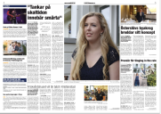 Artikel i Lokaltidningen Kristianstad gällande singeln Ge mig en chans