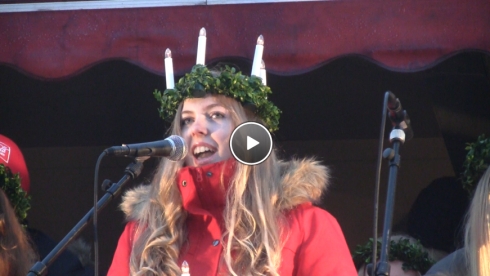 Erika framf�r Goder afton