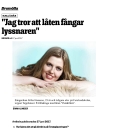 Artikel i Kristianstadsbladet: Jag tror låten fångar lyssnaren