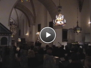 Erika framf�r Warwick Avenue